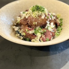 レバー炭火焼　胡麻塩