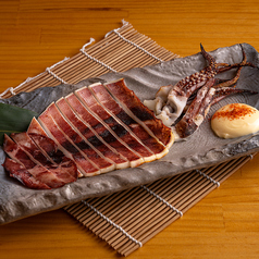 イカの丸ごと姿焼き