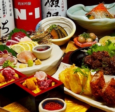 純国産馬刺しと朝引き鶏　にほんいち　大阪堺筋本町店のコース写真