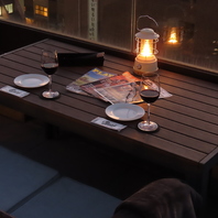 とにかく広いルーフトップテラス！開放的な空間が自慢！