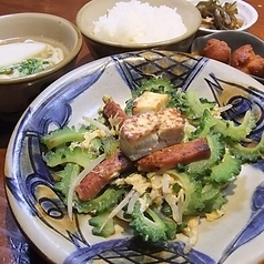 ゴーヤーちゃんぷるー定食