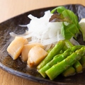 料理メニュー写真 ホタテとアスパラのソテー