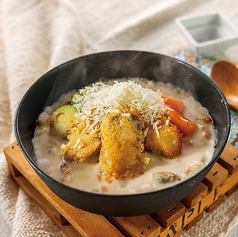 牡蠣とパルメザンチーズのチャウダードリア