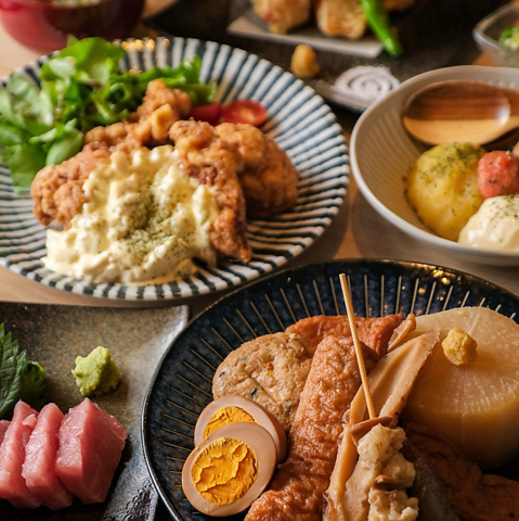 大名の人気店が春吉にOPEN！おでんと一品料理の数々を。