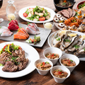 料理メニュー写真&nbsp;【2時間飲放】三陸の刺し身4種盛&はらこ飯！生牡蠣や牛タンステーキも！7000円プレミアムプラン