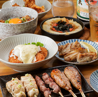 焼き鳥の他、ビールがすすむ一品料理も充実◎