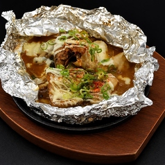 サバ味噌缶のホイル焼き