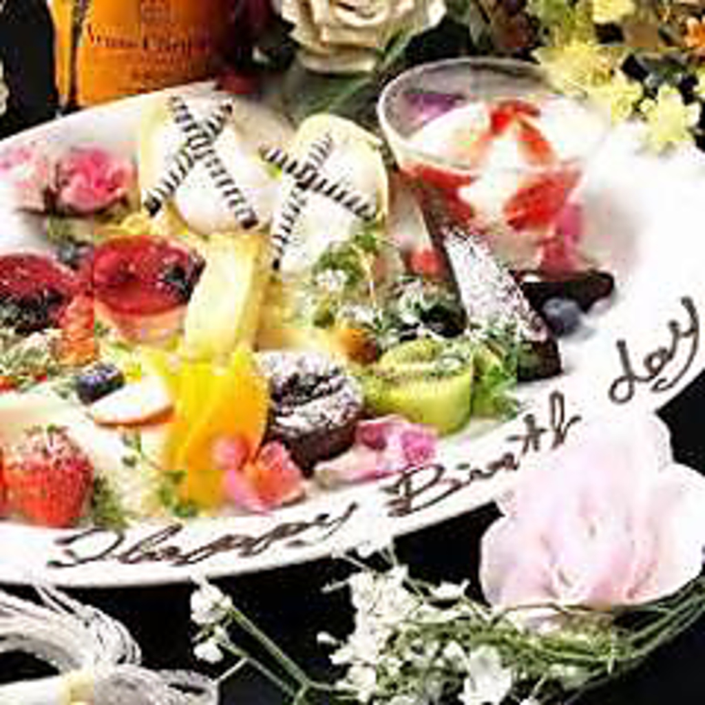 誕生日や記念日、また歓送迎会などの主役のいる宴会などでは誕生日・記念日サプライズ！