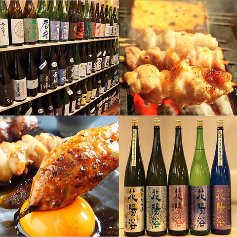 赤鶏さつま焼鳥×常時25種以上の日本酒。希少部位や単品メニューも充実！大人の隠れ家