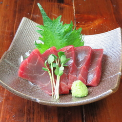 天然漬け本鮪刺し