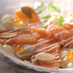 燻製北海道のカルパッチョ