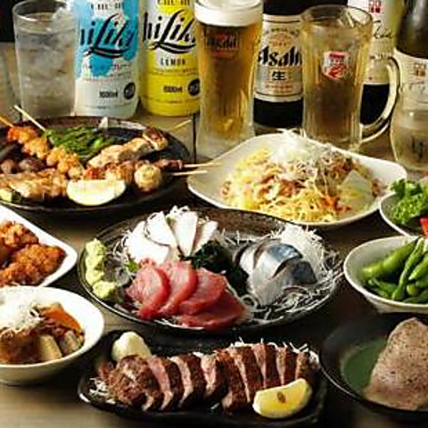 上野駅徒歩6分！上野店限定の名物牛たん&焼き鳥はお酒に合います！お得な飲み放題有☆