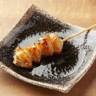 自慢の焼鳥からヘルシーな野菜焼きまで豊富なメニュー◎