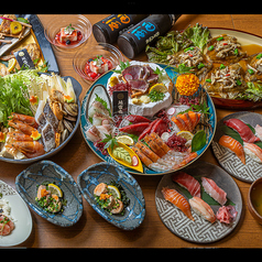 鮨と地酒　地雷也　弘前店のコース写真