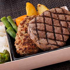 ハンバーグ ＆ フィレステーキコンボ