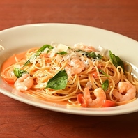 素材の旨みを引き出したパスタ。特別な日のお食事にも◎