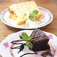 手作りケーキも各種ご用意
