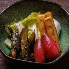 お漬物盛り合わせ