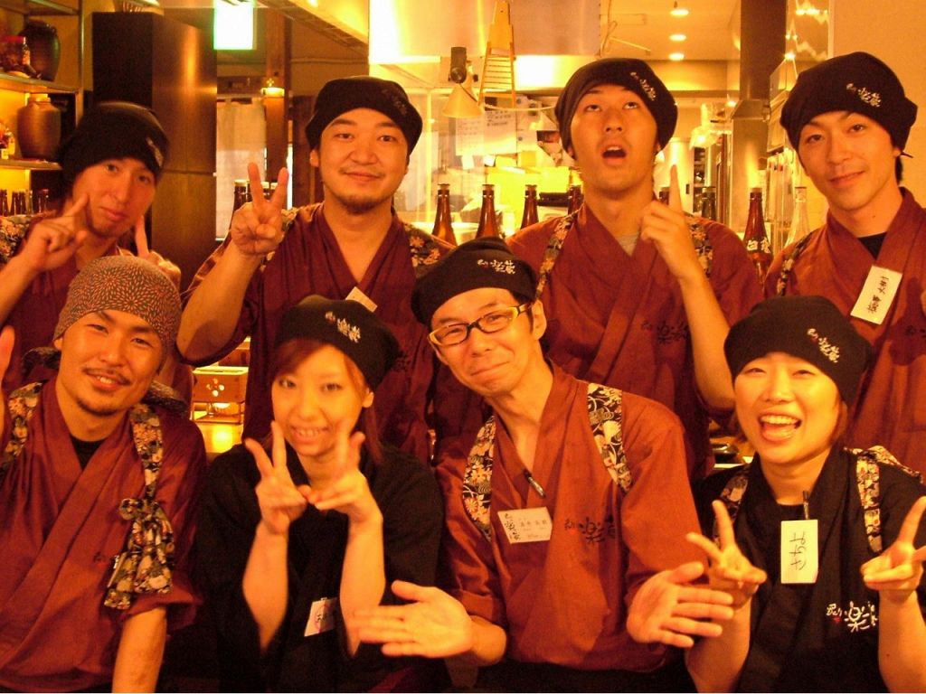 みんなでお待ちしております☆『いよっ！いらっしゃいませ！！』