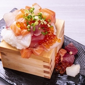 溢れ出る海鮮のこぼれ寿司