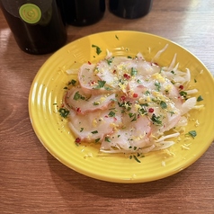 塩レモンと爽やかタコのカルパッチョ