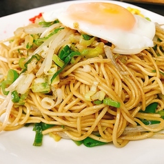 ねぎ焼そば(しなやかなコシ 細い丸麺)