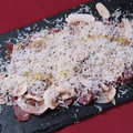 料理メニュー写真&nbsp;馬肉のカルパッチョ トリュフ風味