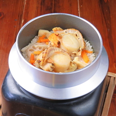 ホタテ五目釜めし