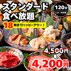 焼肉ダイニング ちからや 品川港南口店のコース写真