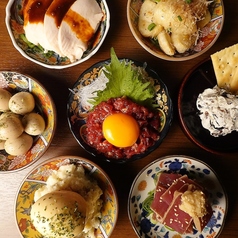 京都産のアテとドリンクが楽しめる♪