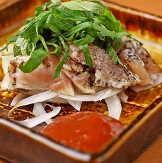 鶏むね刺し【わさび醤油／梅肉】