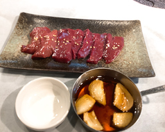 新鮮レバーのゴマしゃぶ