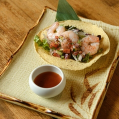 海老とアボカド