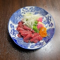 料理メニュー写真&nbsp;会津小林畜産 純国産 馬刺し 赤身内もも