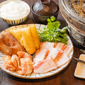料理メニュー写真&nbsp;豚バラ鶏御膳