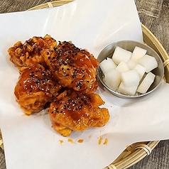 ヤンニョンチキン３個