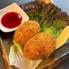 ささみ大葉チーズフライ梅ソース添え