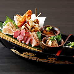 京都軍鶏農場特選！軍鶏黒船盛り