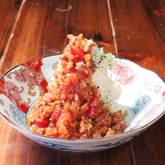 ミートソースポテサラ