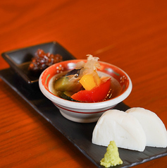 黒船そば前三点盛り