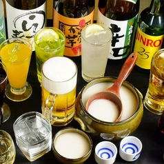 豊富なドリンクで極上肉を堪能！