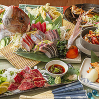 毎日木津市場で仕入れる美味しい海鮮料理