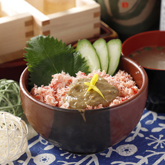 ● 北海道名物【 北海かにまみれ丼 】