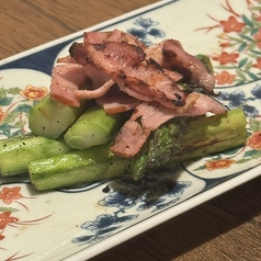熊本県産アスパラベーコン焼き