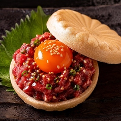 信州牛の最中ユッケ