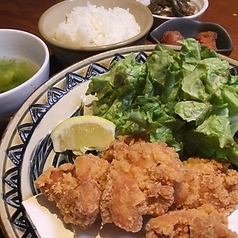 やんばる鶏の唐揚げ定食