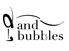 and bubblesのロゴ