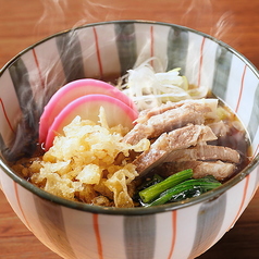 狸小路の肉たぬき蕎麦