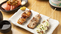 料理メニュー写真&nbsp;豚バラ串3種盛