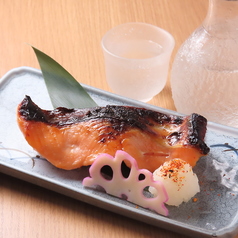 サーモンの味噌漬け焼き